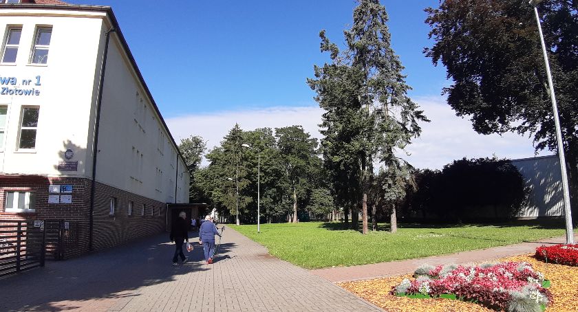 Na tym terenie zielonym miałby się mieścić skwer upamiętniający Janinę i Czesława Buchwaldów