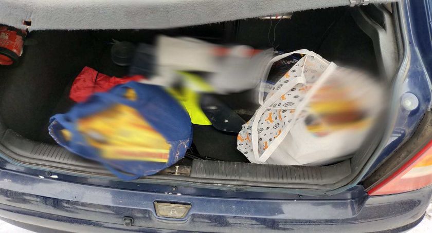 W bagażniku złodziei znajdowały się inne skradzione towary
