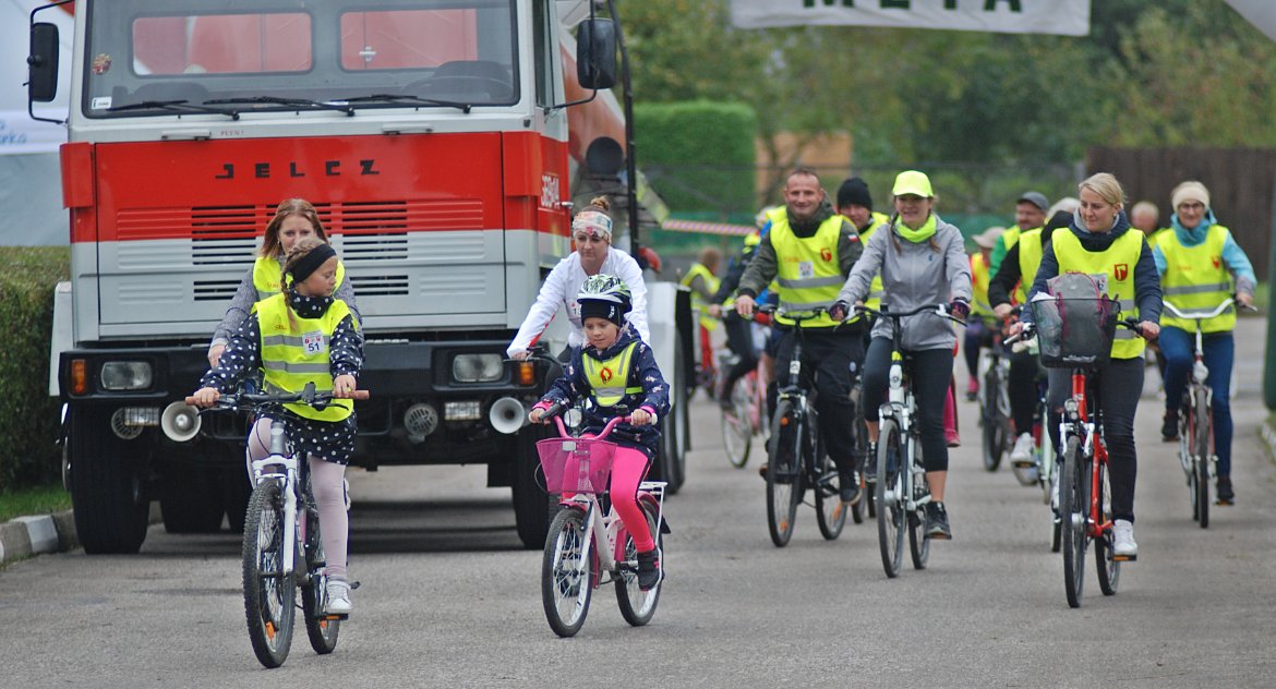 Rajd rowerowy im. Piotra Baranowskiego dobitnie pokazuje jak wielu w Krajence jest rowerzystów