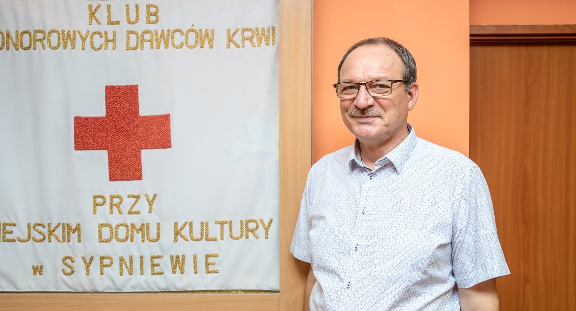 Krew Edwarda Grzelaka z pewnością uratowała niejedno życie 