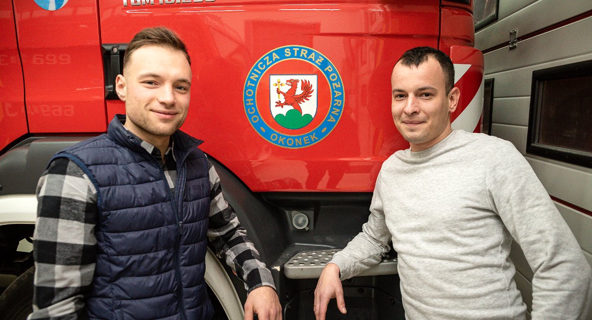 Kacper Kaluta i Jan Koczela mają kilka świeżych pomysłów na okoneckie OSP