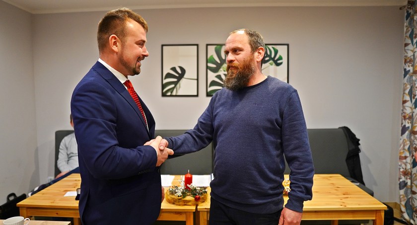 Przekazanie władzy podczas ostatnich, grudniowych wyborów. Prezesem koła został Maciej Kluska