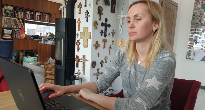 Głównym źródłem informacji dla Liudmyly, podobnie jak dla wszystkich Ukraińców, jest internet