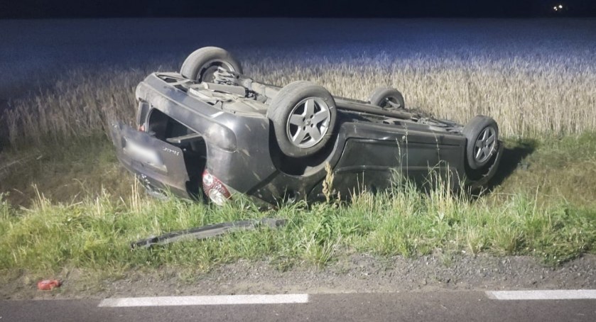 Na szczęście kierowcy nic się nie stało