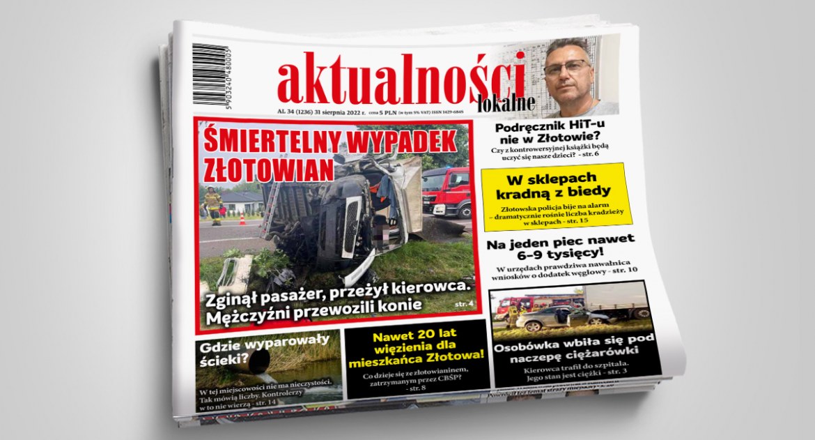 Gazeta Aktualności Lokalne, numer Aktualności Lokalnych [AL34/2022] - zdjęcie, fotografia
