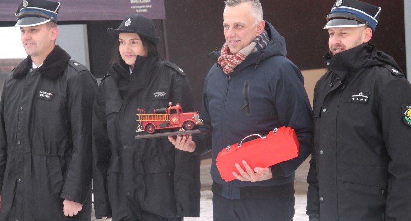 Na zdjęciu od lewej: Bartłomiej Grzybek, Weronika Bartosz, Jacek Mościcki i Tomasz Liwcza