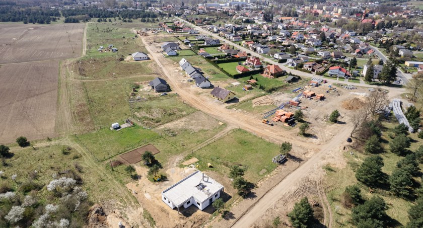 Na ul. Jeziornej i Zielonej już wkrótce zaroi się od domków jednorodzinnych