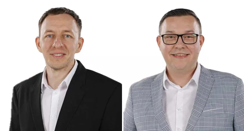 Na zdjęciu Grzegorz Kolera i Tomasz Kopinke