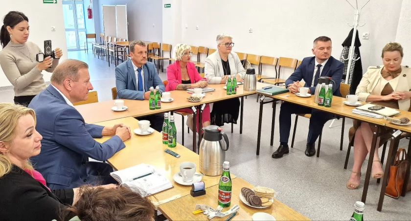Niedawne posiedzenie Rady Społecznej Szpitala – na środku Dorota Rąpała