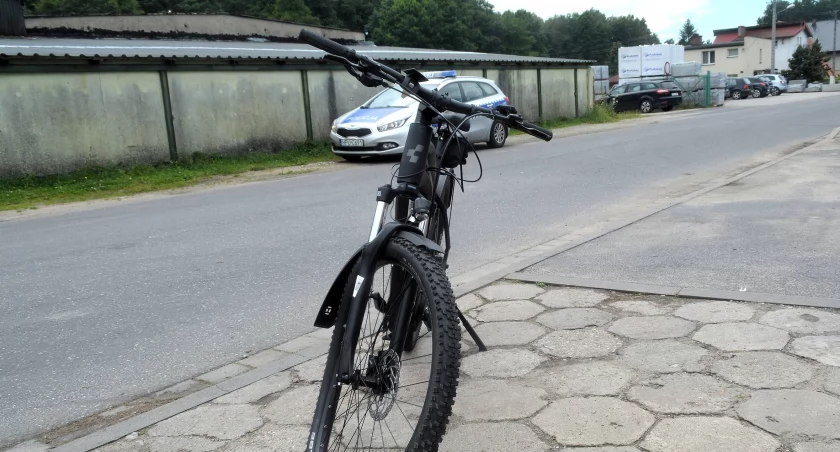 Tym rowerem jechała potrącona w Lipce 