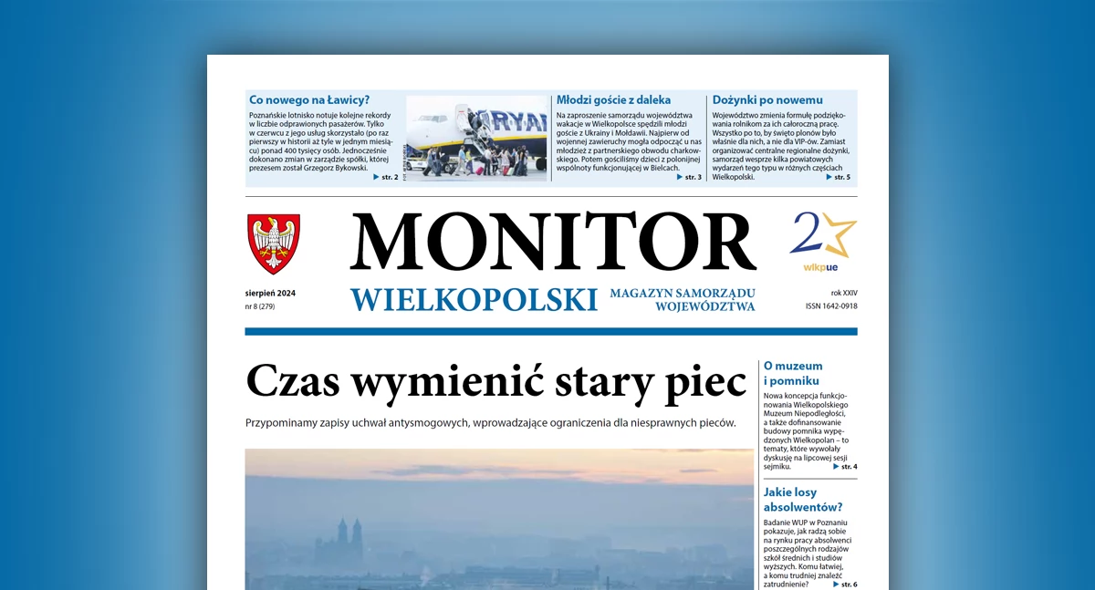 Książki Publikacje, Monitor Wielkopolski sierpień - zdjęcie, fotografia