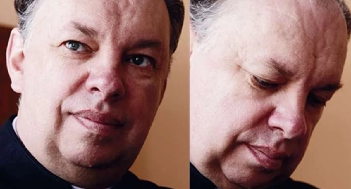 Kościół Religia, Ksiądz Marek Czaplicki żegna parafią Starej Wiśniewce - zdjęcie, fotografia