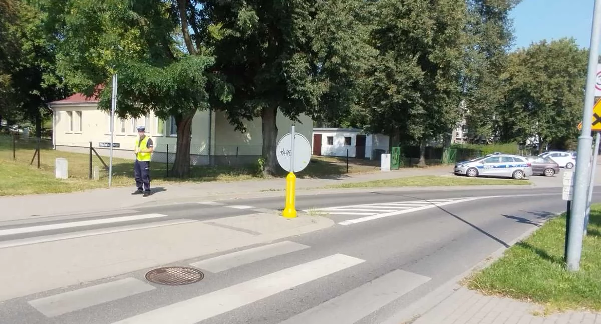 Policja - komunikaty i akcje, Policyjne działania nazwą „Bezpieczna Droga Szkoły” - zdjęcie, fotografia