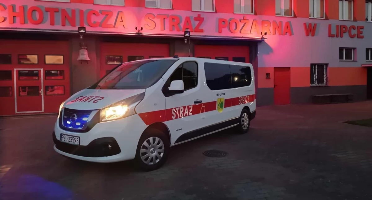 Straż pożarna, samochód jednostce Lipka - zdjęcie, fotografia