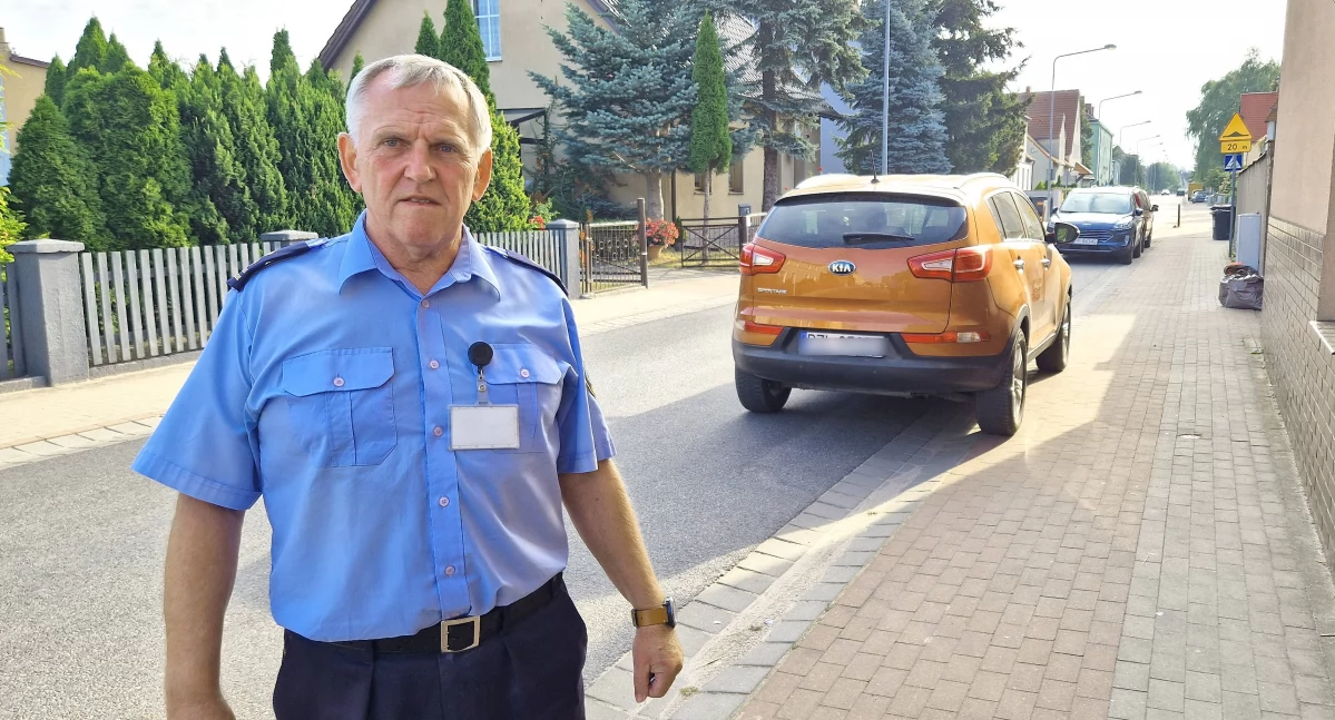 Komendant Straży Miejskiej w Złotowie Ryszard Macanko