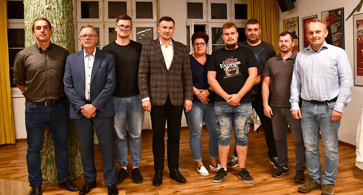 Samorządowcy, Zakrzewo nowego sołtysa - zdjęcie, fotografia