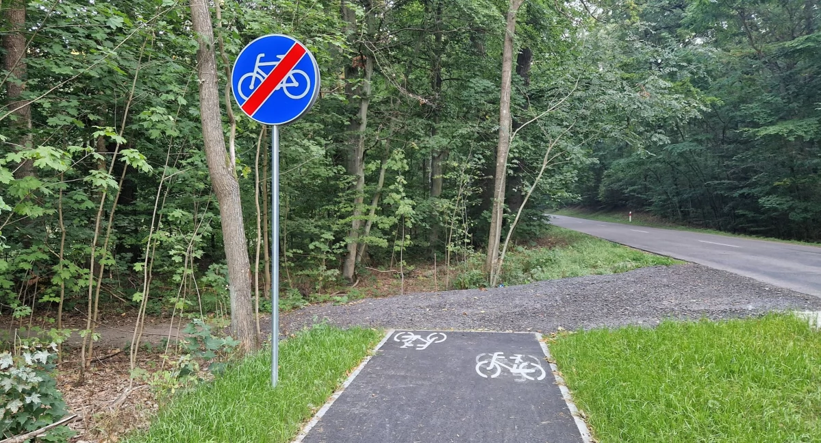 Inwestycje w powiecie, Złotów ścieżką wypada koniec kolejki - zdjęcie, fotografia