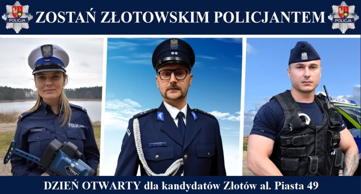 Policja - komunikaty i akcje, Dzień otwarty złotowskiej Komendzie Powiatowej Policji - zdjęcie, fotografia