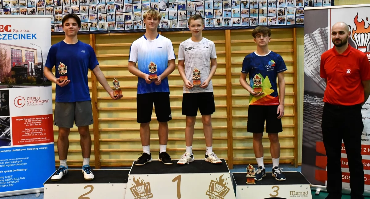 Badminton, Szczecinka workiem medali Kometka Jastrowie - zdjęcie, fotografia