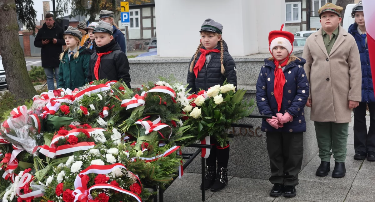 Uroczystości obchody, Święto Niepodległości Łobżenicy - zdjęcie, fotografia