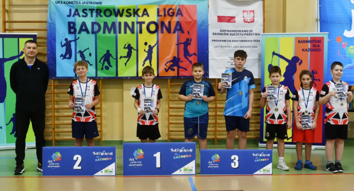 Badminton, Finał Jastrowskiej Badmintona Wiele godzin sportowych emocji - zdjęcie, fotografia