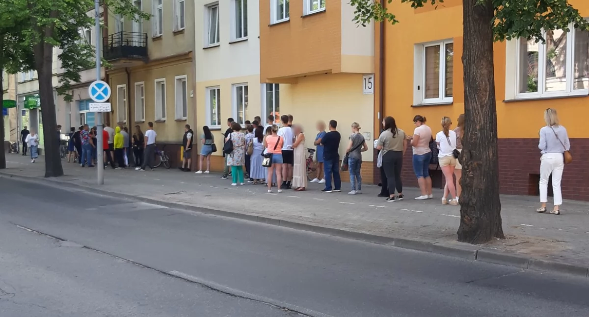 To była najdłuższa kolejka w mieście