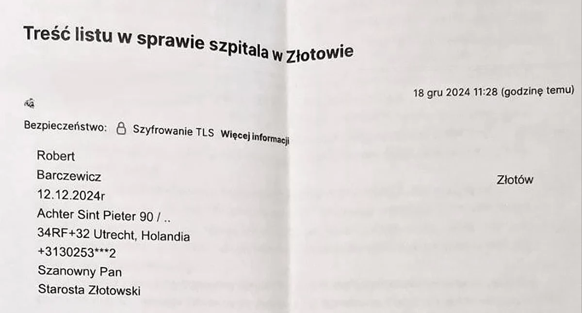 Zdrowie Uroda Szpital, Ludzie listy piszą… sprawie szpitala - zdjęcie, fotografia