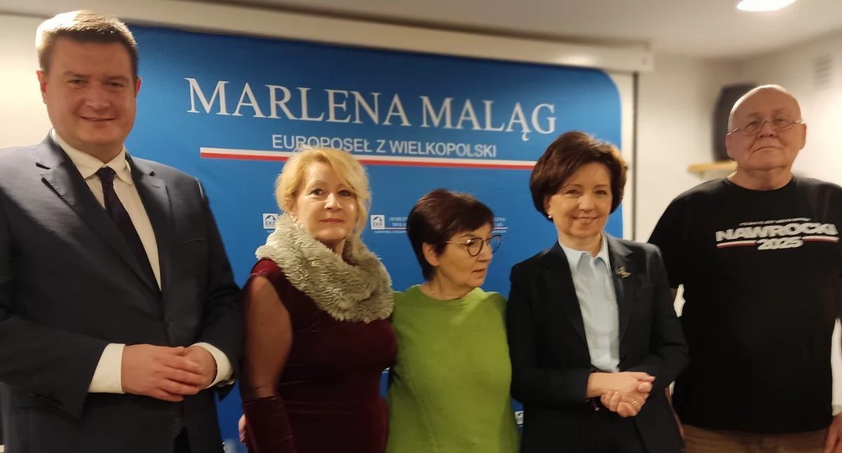 Partie polityczne, Europosłanka Marlena Maląg spotkała mieszkańcami Złotowszczyzny - zdjęcie, fotografia