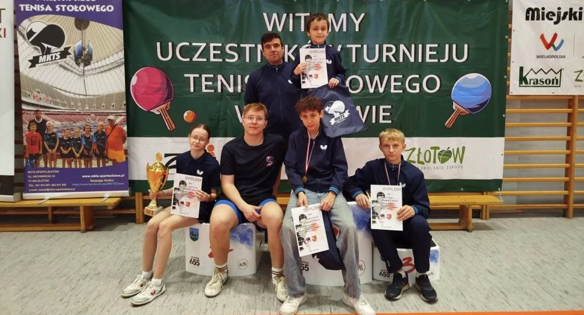 Tenis stołowy, Tenisiści stołowi opanowali Złotowiankę - zdjęcie, fotografia