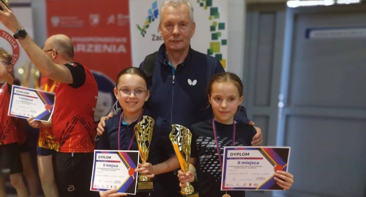 Tenis stołowy, Zuzia Kosecka medalem Policach! - zdjęcie, fotografia