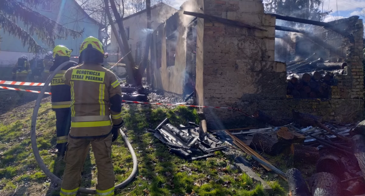 Policja - komunikaty i akcje, Tymczasowy areszt podejrzanego podpalenia - zdjęcie, fotografia