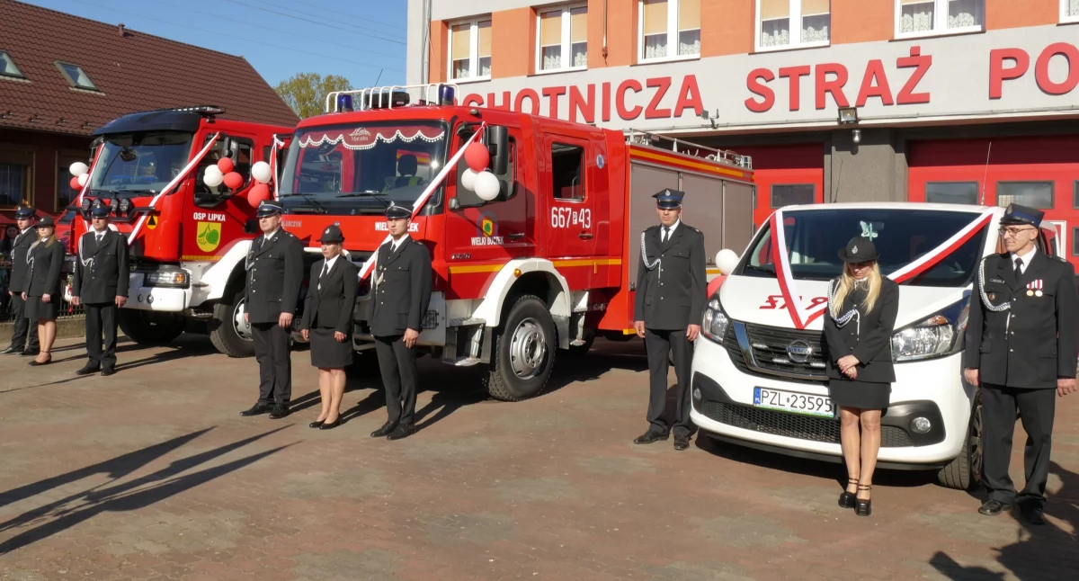 Straż pożarna, strażaków Gminny Dzień Strażaka Lipce - zdjęcie, fotografia