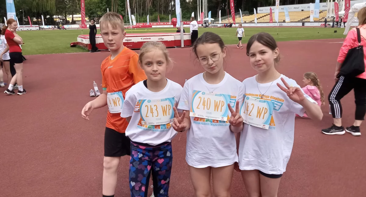 Lekkoatletyka, Złotów Krajenka Skórka Sypniewo medalami „Nadziejach Olimpijskich” Poznaniu - zdjęcie, fotografia