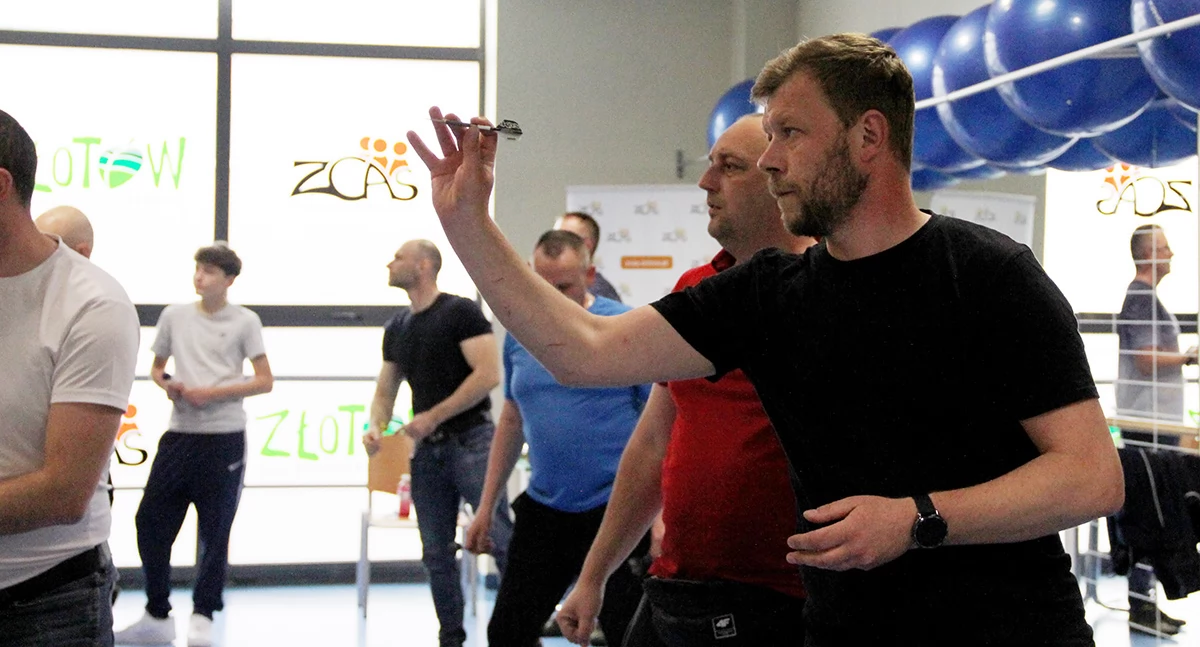 Pozostałe, Bartek Kuliński zwycięzcą drugiego turnieju darta Złotowie - zdjęcie, fotografia