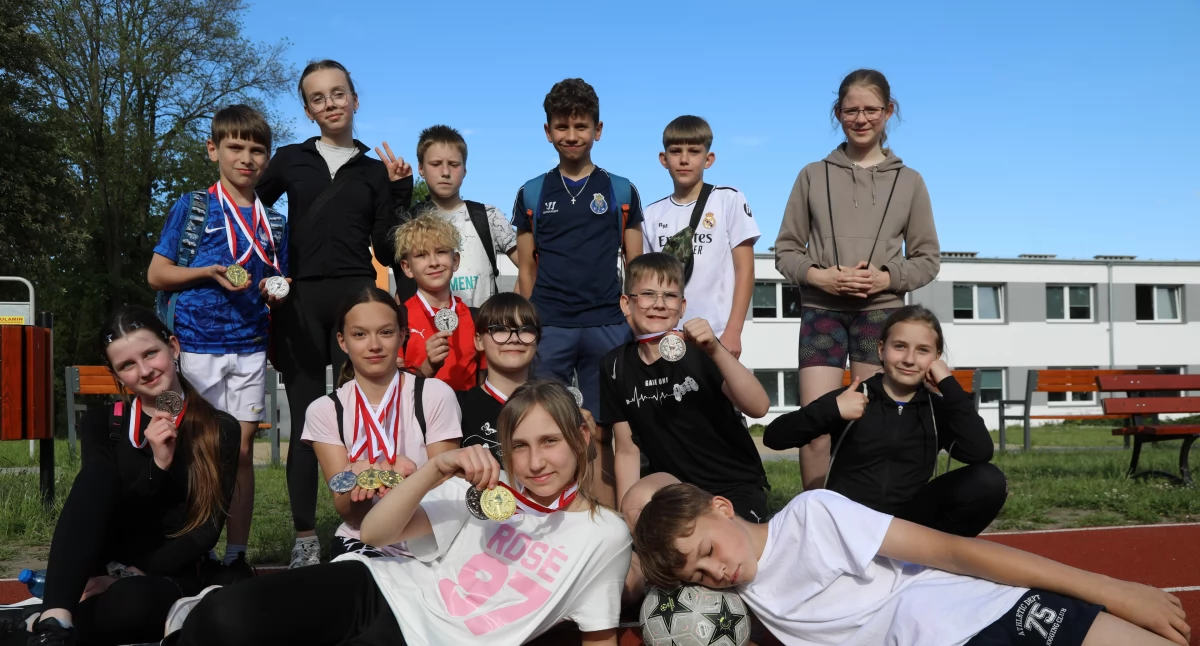 Lekkoatletyka, Finał Czwartków Lekkoatletycznych Reprezentanci powiatu gotowi Łódź - zdjęcie, fotografia