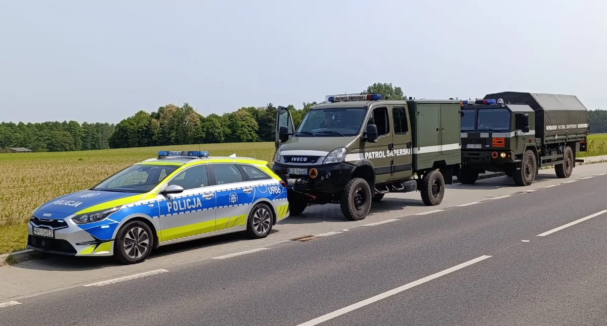 Policja - komunikaty i akcje, włos tragedii Groźne znalezisko gminie Krajenka - zdjęcie, fotografia