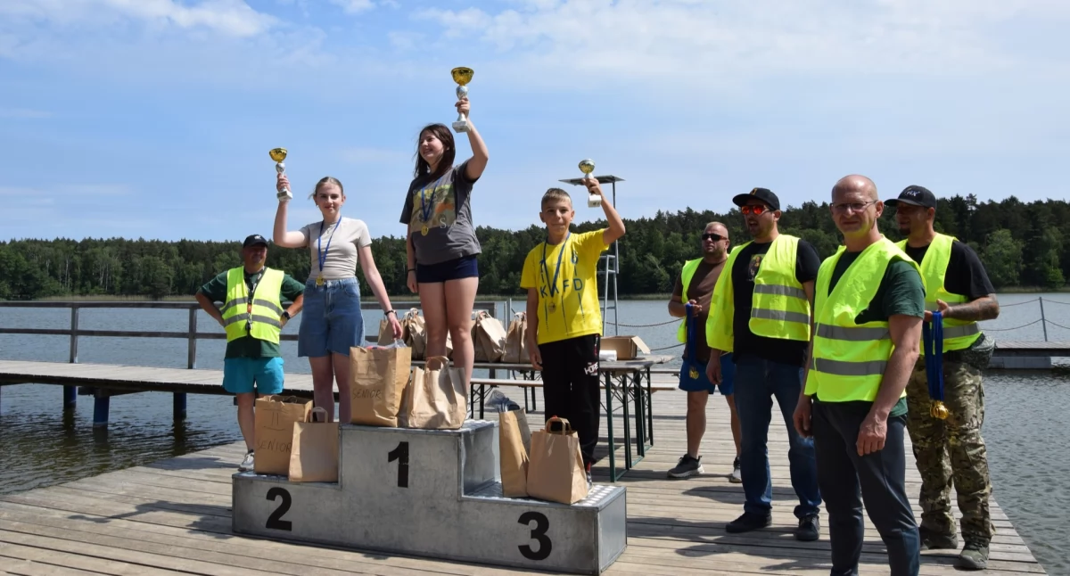 Wędkarstwo Ryby, Martyna Hanna podium Wędkarskie zmagania dzieci Jastrowiu - zdjęcie, fotografia