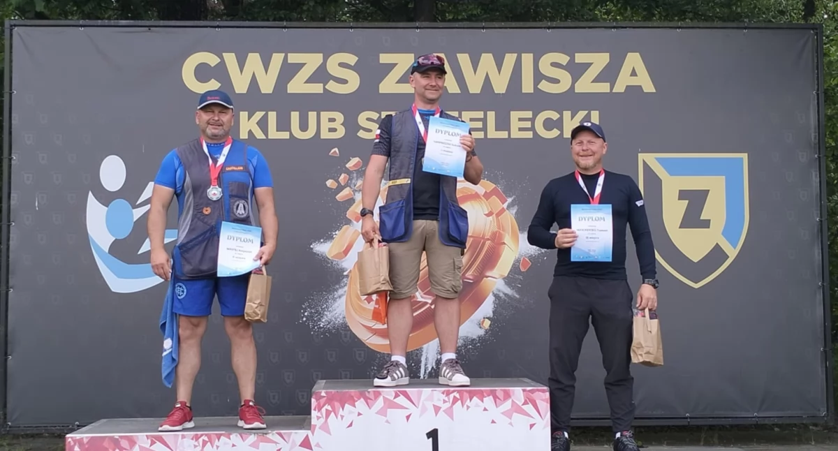 Pozostałe, Łukasz Ławniczak Mistrzem Polski! Złoto trapie olimpijskim - zdjęcie, fotografia