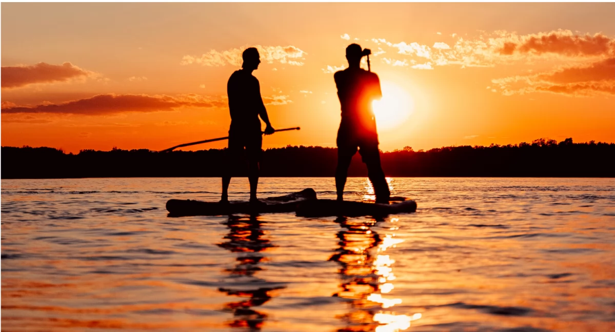 Pozostałe, Aktywnie wodą Bezpłatne deski czekają plaży Złotowie - zdjęcie, fotografia