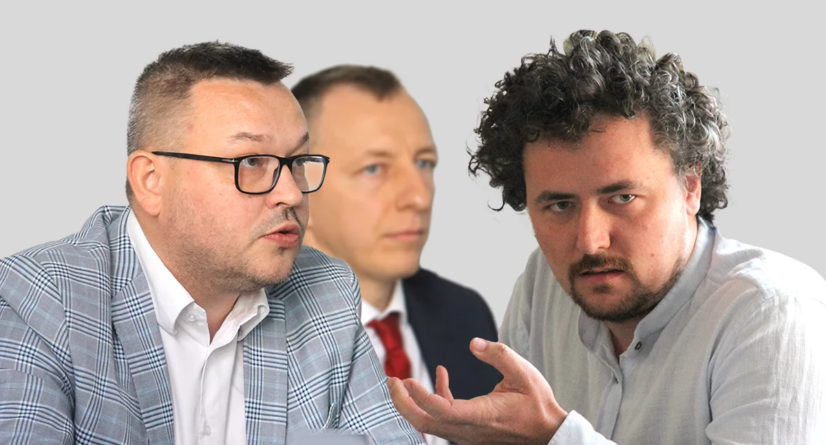 Samorządowcy, Kopinke mieszka z kolegą z rodziną Robicie z nas idiotów mówi Radomir Klaczyński - zdjęcie, fotografia