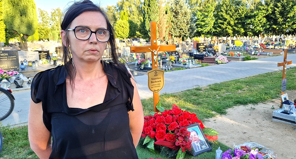 Ludzie losy pasje, trumnie pomyłka na pogrzebie w Złotowie - zdjęcie, fotografia