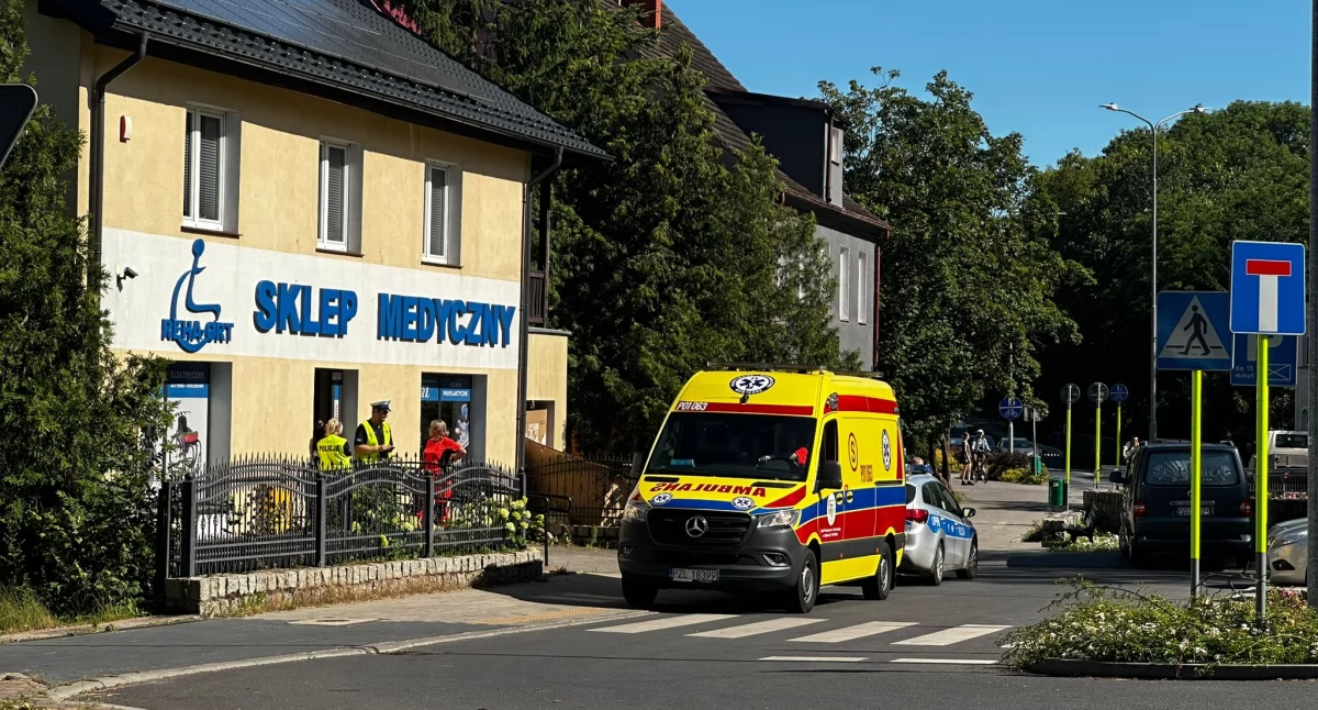Wypadki drogowe, Zdarzenie „Kaczym Dołku” Interweniowała policja - zdjęcie, fotografia