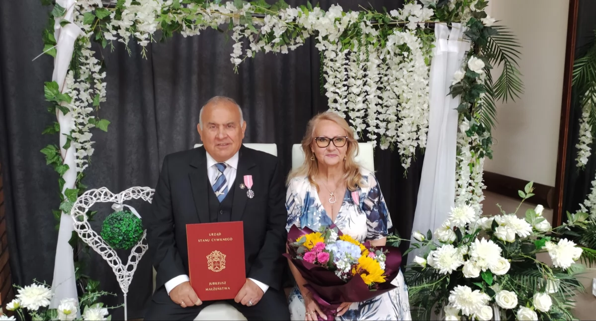 Ludzie losy pasje, Graczykowie Mielczarkowie Medalami Długoletnie Pożycie Małżeńskie - zdjęcie, fotografia