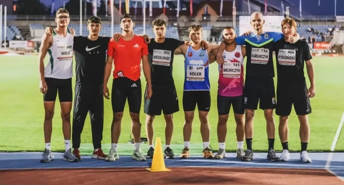 Lekkoatletyka, Ignacy Adler Krajenki Mistrzostwach Polski Juniorów - zdjęcie, fotografia