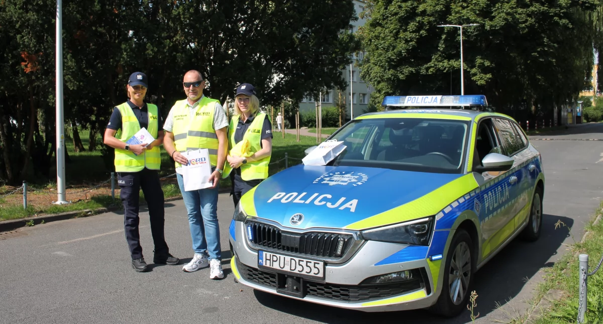 Policja - komunikaty i akcje, Widoczność bezpieczeństwo! - zdjęcie, fotografia