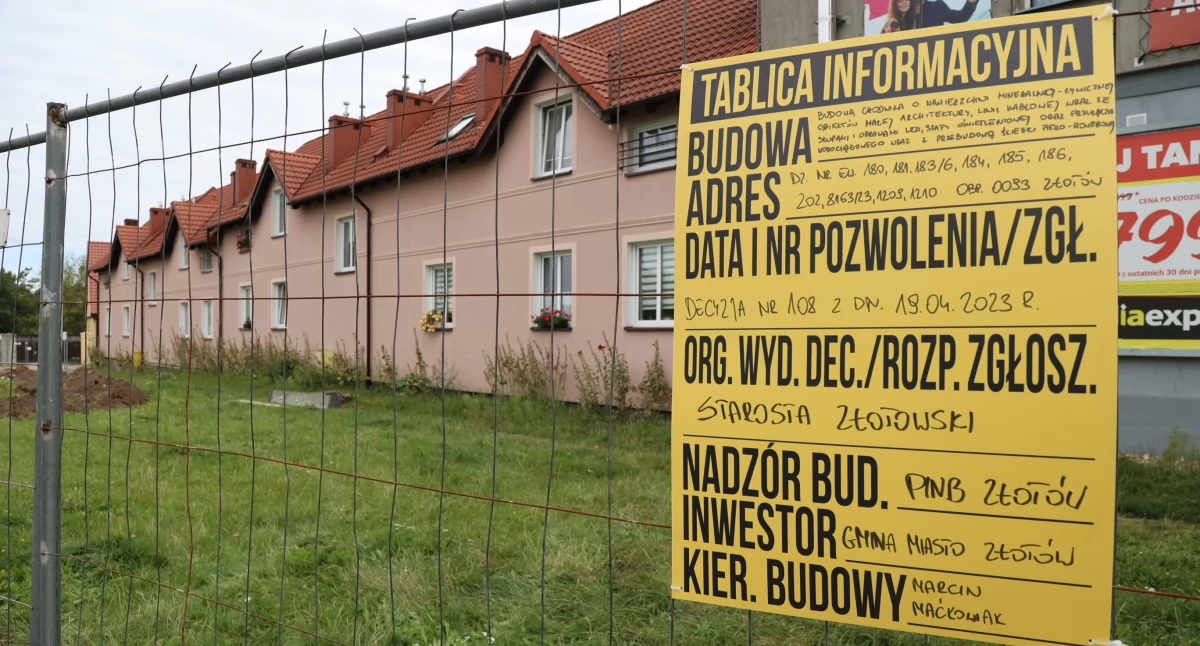 Inwestycje w powiecie, Rusza budowa pierwszego parku kieszonkowego Złotowie - zdjęcie, fotografia