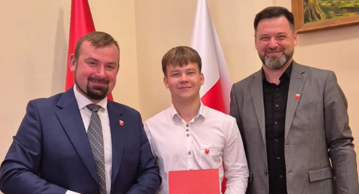 Pozostałe, Sukces młodego sportowca Krajenki Ignacy Adler czołówce Mistrzostw Polski - zdjęcie, fotografia