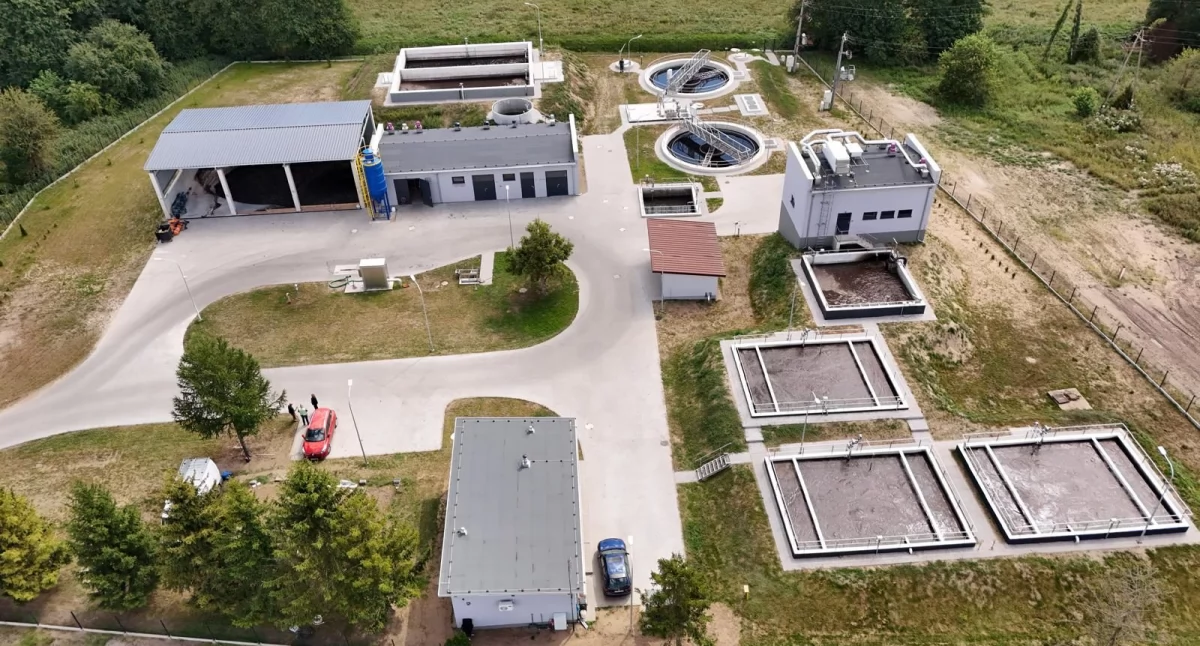 Inwestycje w powiecie, Zmodernizowana oczyszczalnia ścieków Okonku oddana użytku - zdjęcie, fotografia