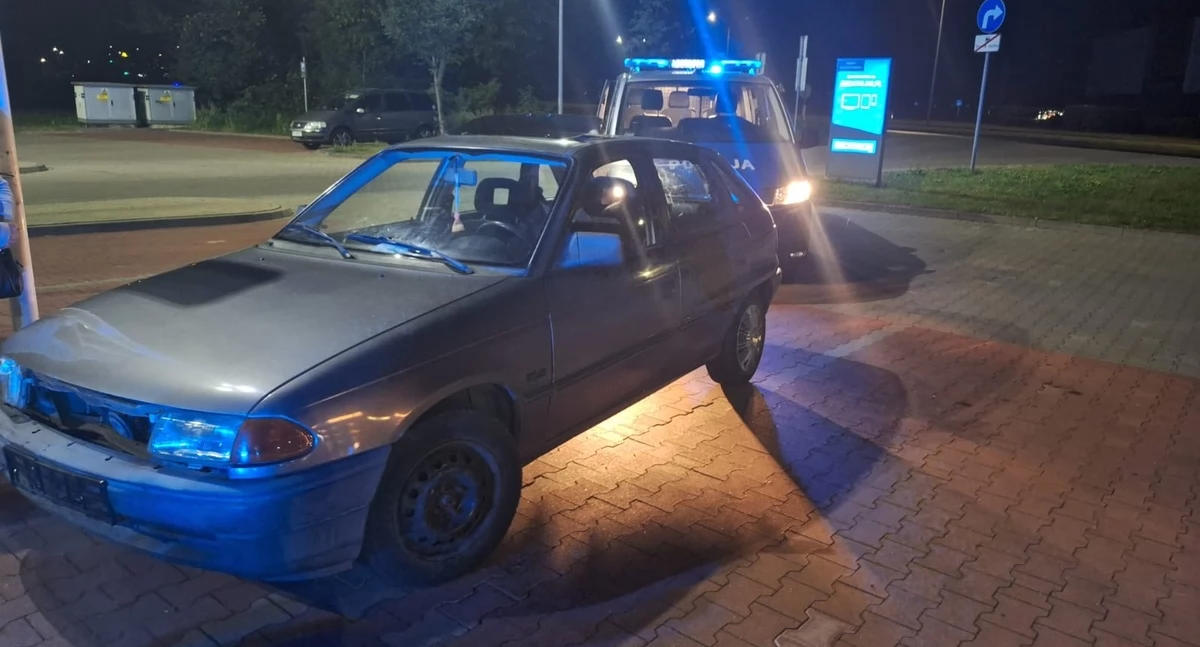 Policja - komunikaty i akcje, promile odwagi rozsądku kierowca wiózł dziecko - zdjęcie, fotografia