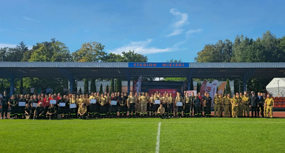 Straż pożarna, Święta Podróżna najlepsze zawodach sportowo pożarniczych - zdjęcie, fotografia
